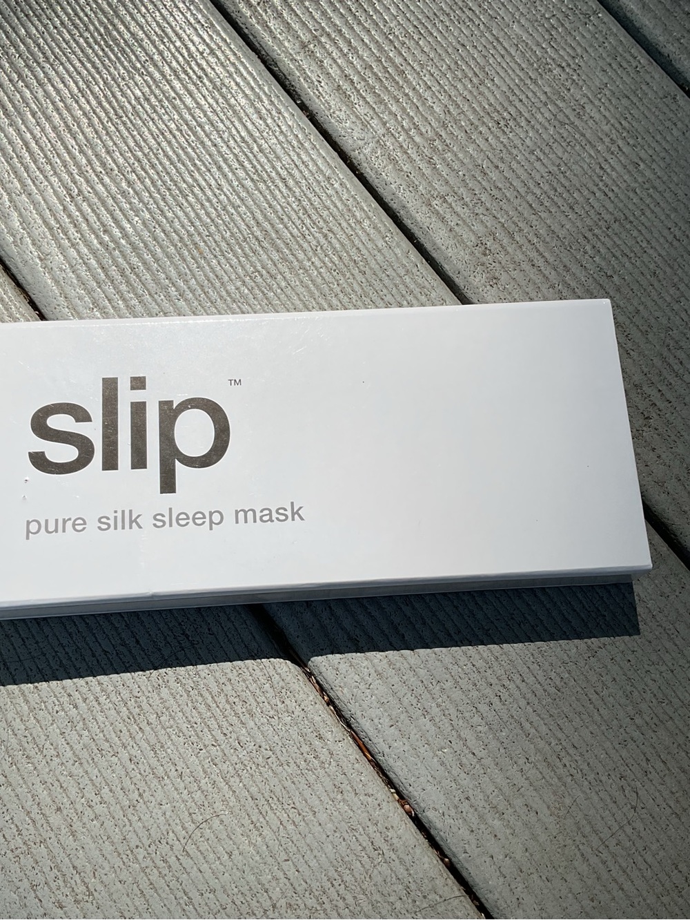 Slip Pure Silk Sleep Mask — White